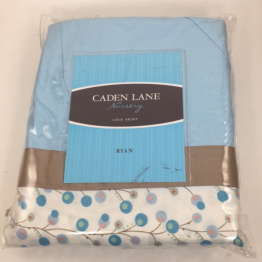Caden Lane Boys Crib Skirt - Picture 2 of 4